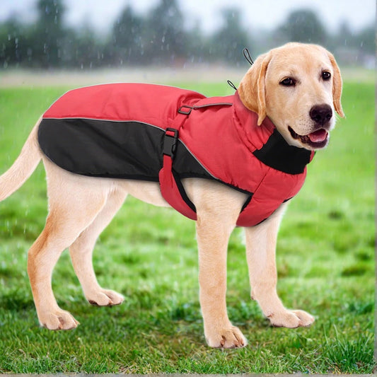 Reflective Waterproof Dog Raincoat Jacket for Large Breeds XL-6XL