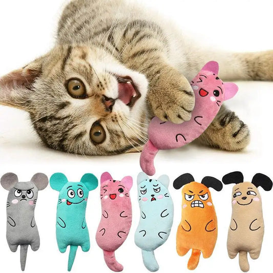 Mini Plush Cat Toys - Adorable Miniature Mice for Endless Fun