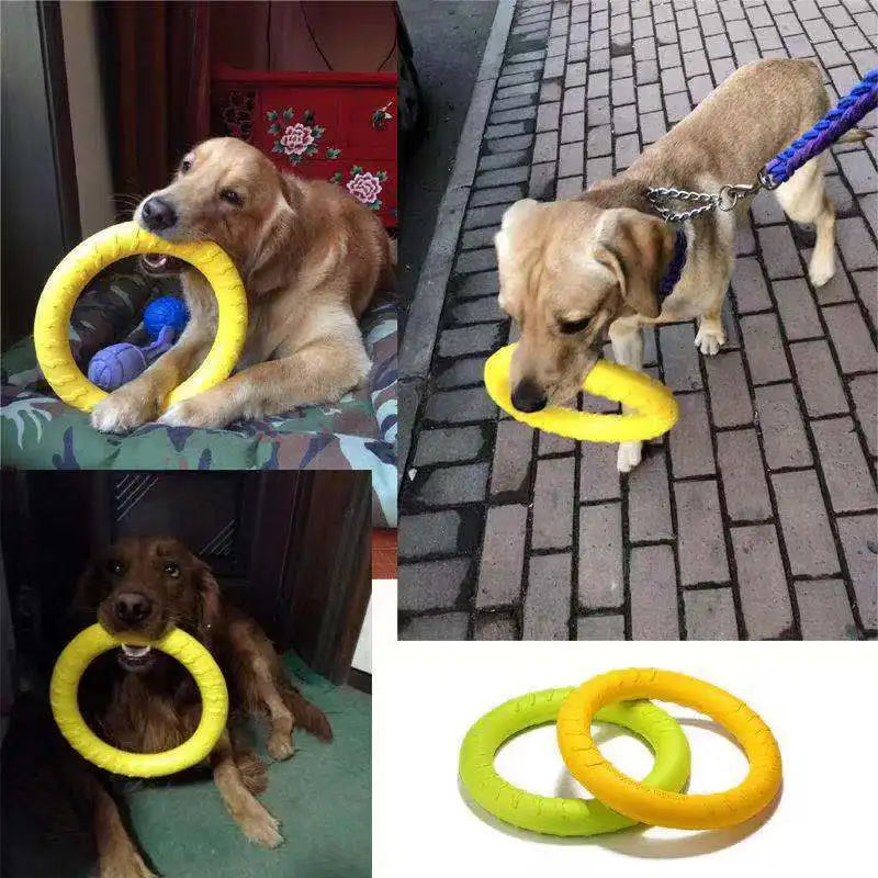 Floating EVA Pet Pull Ring Toy for Dog Training and Interactive Play