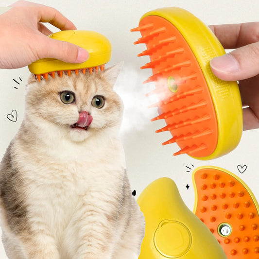 Cat Grooming Steam Brush