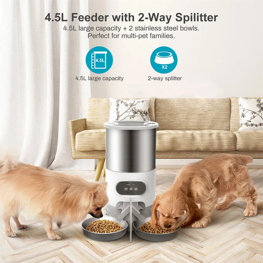 Smart Pet Feeder - Tuya App Controlled Automatic Dispenser